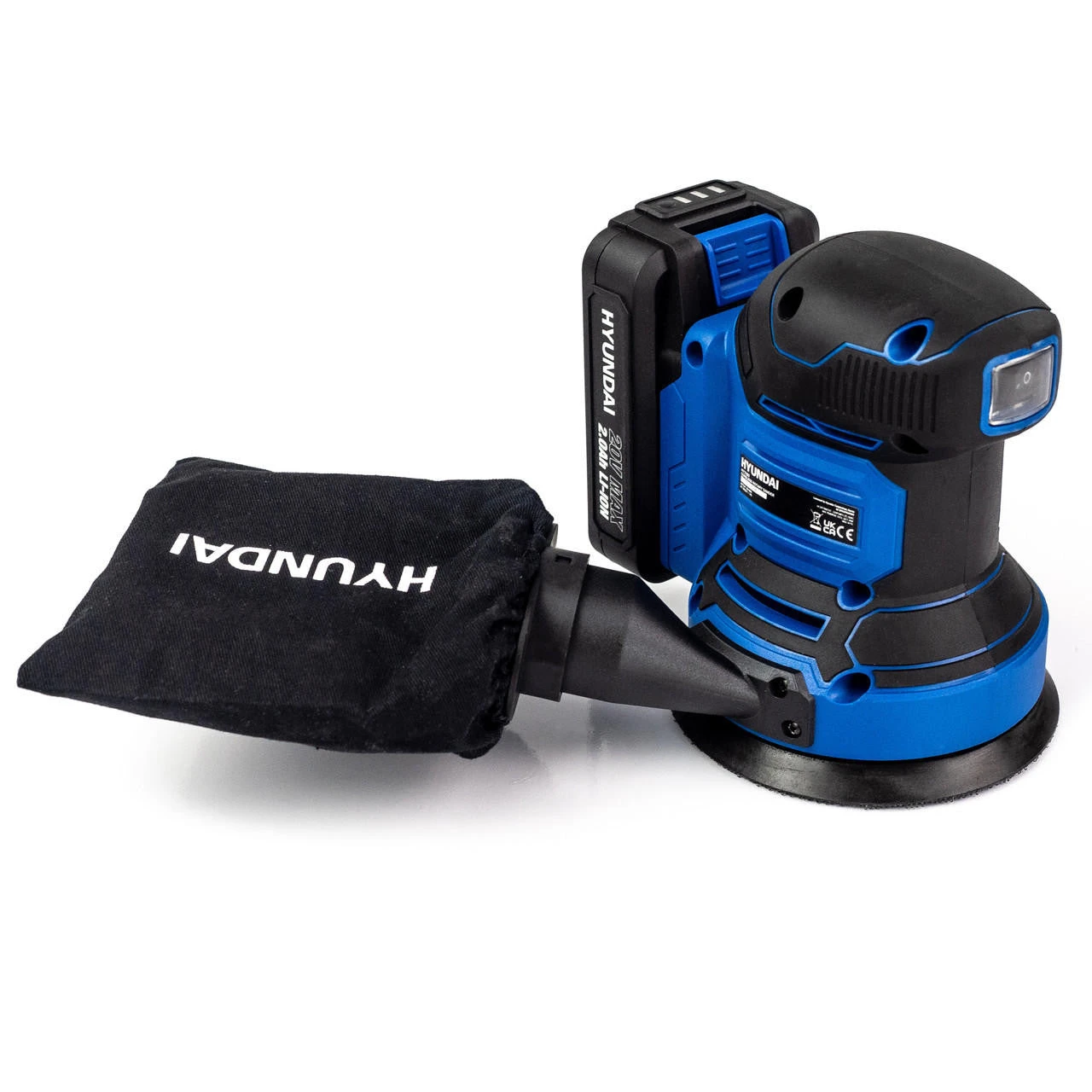 Hyundai 20V MAX Lithium-Ion Cordless Rotary Sander | HY2180 4 Hyundai 20V MAX Lithium-Ion Cordless Rotary Sander | HY2180 - Image 2