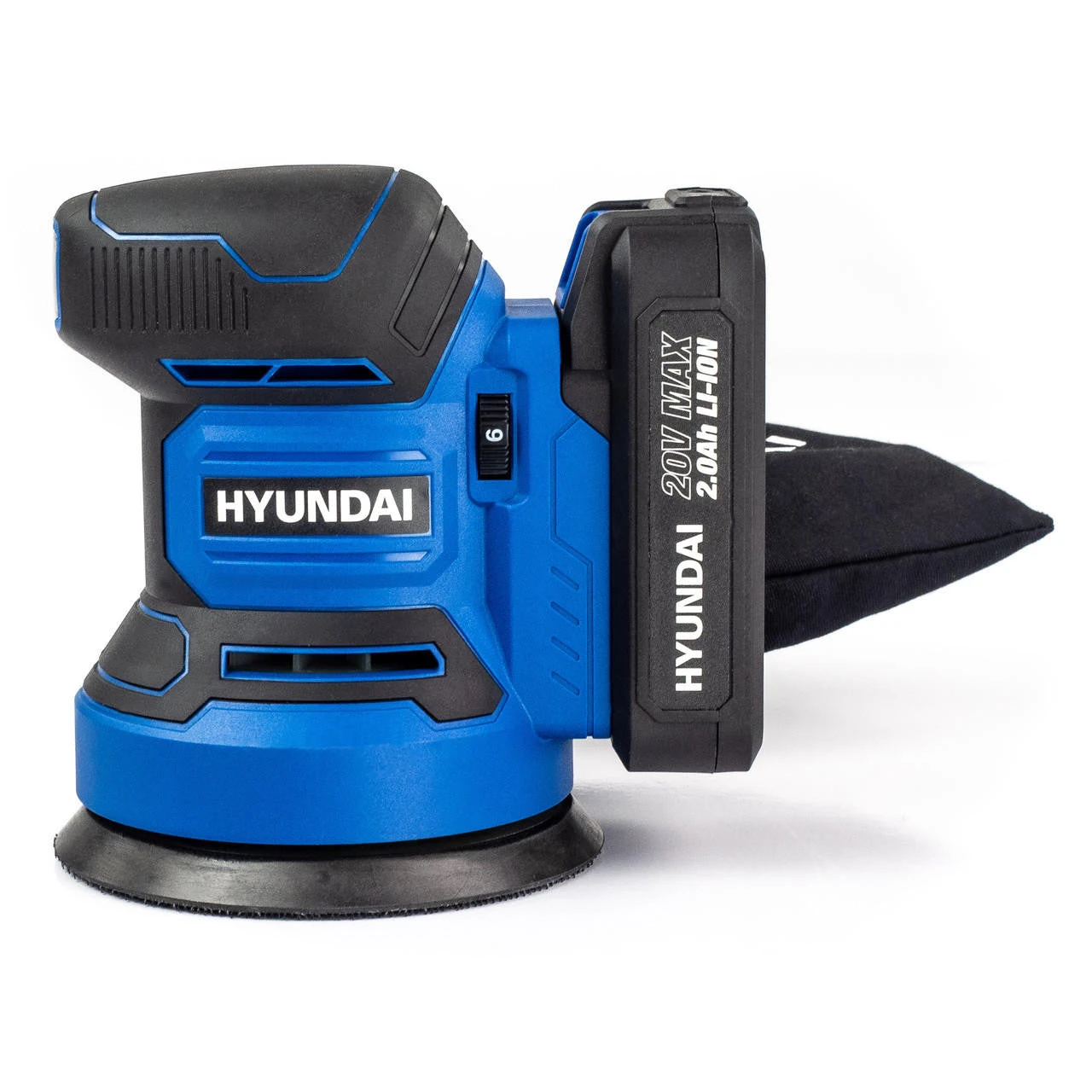 Hyundai 20V MAX Lithium-Ion Cordless Rotary Sander | HY2180 7 Hyundai 20V MAX Lithium-Ion Cordless Rotary Sander | HY2180 - Image 5