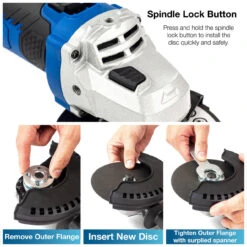 Hyundai 20V MAX Li-Ion Cordless4Ah Angle Grinder With 125mm Disc | HY2179 -Home Tools Store 19989 98951 4e9a9bb3 c404 4756 b8e8 864c71c91f7b