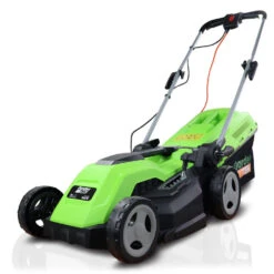 Hyundai GardenTek 38cm Corded Electric 1600w/230v Roller Mulching Lawn Mower | GT38E