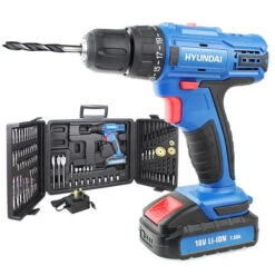 Hyundai HY2175 18v Li-Ion Cordless Drill Driver Includes 89 Drill Bit Accessories & Carry Case 10 Hyundai HY2175 18v Li-Ion Cordless Drill Driver Includes 89 Drill Bit Accessories & Carry Case -Home Tools Store 24249 78995 1d8cd128 8d30 4bb7 a960 d9080b28fac7
