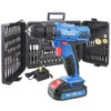 Hyundai HY2175 18v Li-Ion Cordless Drill Driver Includes 89 Drill Bit Accessories & Carry Case -Home Tools Store 25060 73322