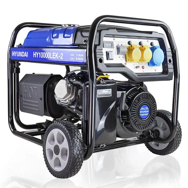 Hyundai The 8kW/10kVA* Recoil And Electric Start Site Petrol Generator | HY10000LEK-2 3 Hyundai The 8kW/10kVA* Recoil And Electric Start Site Petrol Generator | HY10000LEK-2