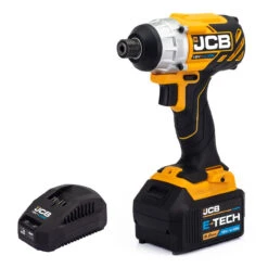 JCB 18V BRUSHLESS IMPACT DRIVER, 5AH LITHIUM-ION BATTERY AND CHARGER | 21-18BLID-5X-B
