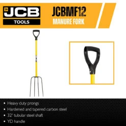 JCB Professional Manure Fork 4 Prong D Handle | JCBMF12 -Home Tools Store 30796 80246 57be023b b8c5 414e a3ed ce999971628c