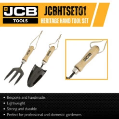 JCB Heritage Hand Trowel & Fork Set | JCBHTSET01 -Home Tools Store 31111 90423 8d1a14d4 5b0d 4318 9d3c 142d5a1fcb63