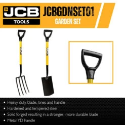 JCB Solid Forged Garden Set | JCBGDNSET01 -Home Tools Store 31147 34974 28fa97f0 72a5 4efd b76c 293309e58382