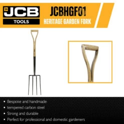 JCB Heritage Garden Fork | JCBHGF01 -Home Tools Store 31234 07249 74a9be0f fd78 4d89 9c59 0e6e159216f1