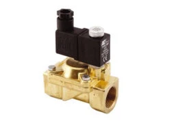 Brass Solenoid Valve - Requires Coil & Connector Block - ¾" Normally Open