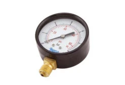 0-4 Bar Pressure Gauge, ¼" Bottom Connection. Dry Type