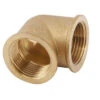 1" X 1" Brass Elbow 90°, Female Thread X Female Thread