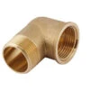 1" X 1" Brass Elbow 90°, Female Thread X Male Thread -Home Tools Store 943710296