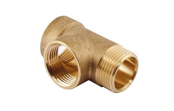 Brass 3 Way Connector 1" MxFxF 3 Brass 3 Way Connector 1" MxFxF