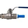 Ball Valve 3/8" With End & Hose Connector For Lubing Top-Climate Misting System -Home Tools Store 967427