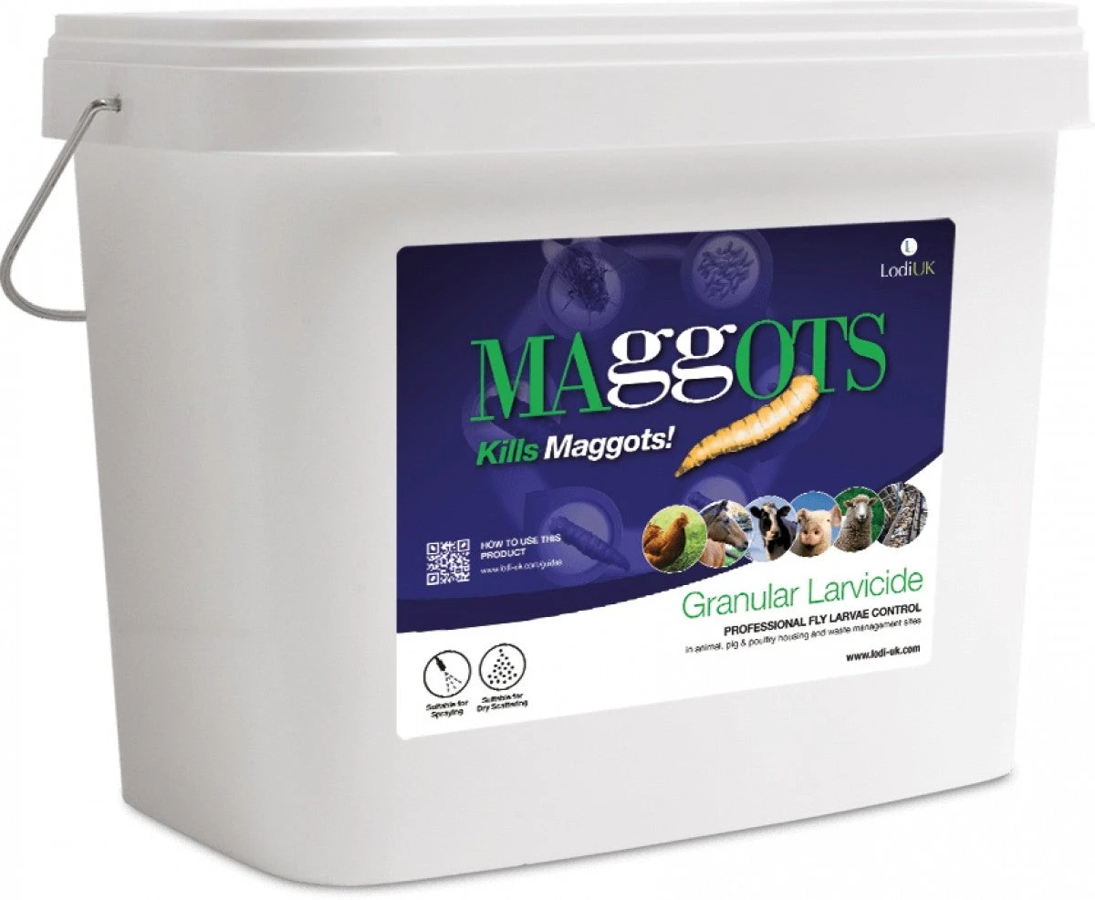 Maggots Granular Larvicide - Professional Use - 10kg 3 Maggots Granular Larvicide - Professional Use - 10kg