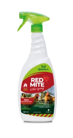 Organ-X Red Mite Killer Spray | 800ml Trigger Spray