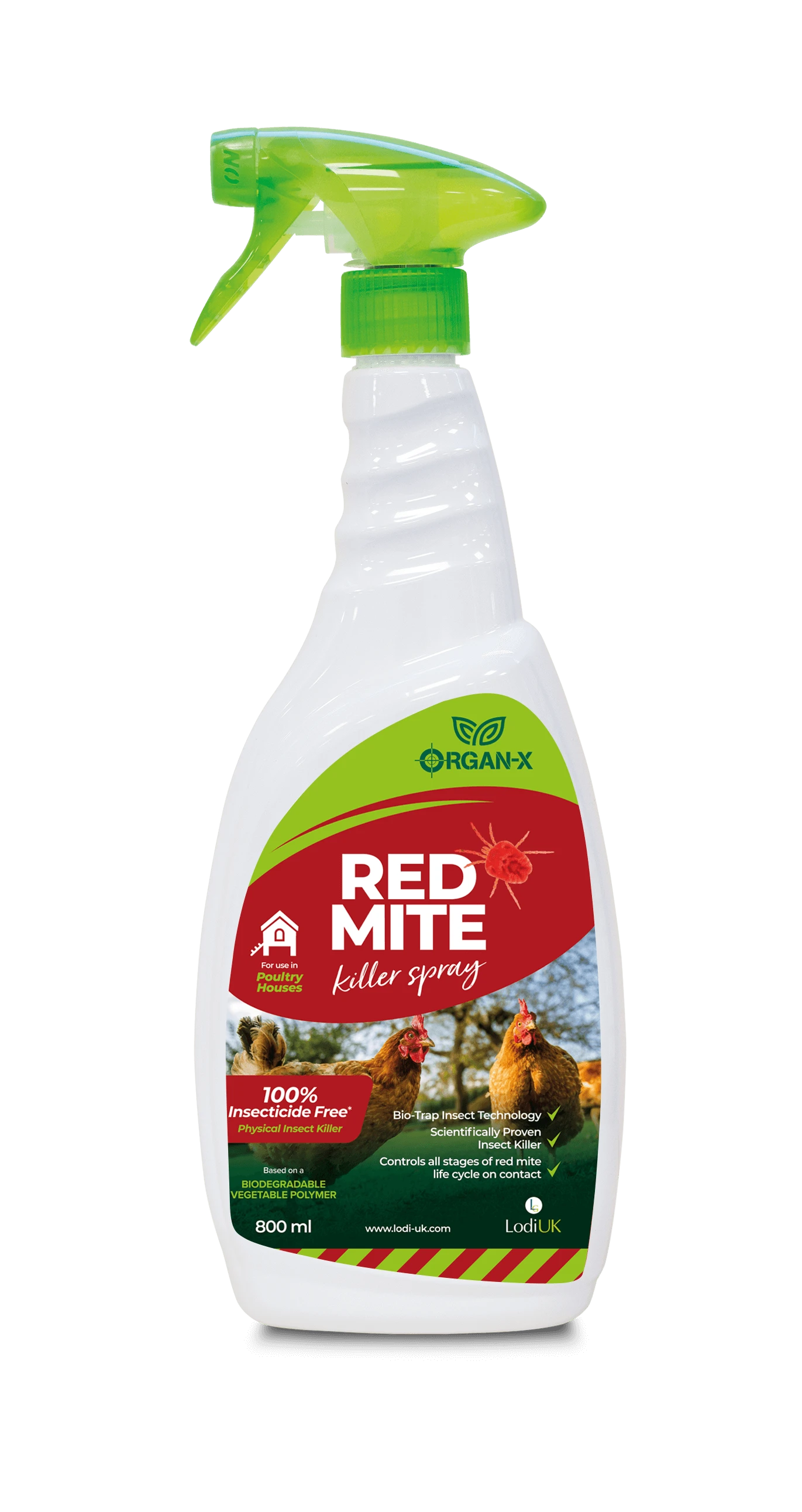 Organ-X Red Mite Killer Spray | 800ml Trigger Spray 3 Organ-X Red Mite Killer Spray | 800ml Trigger Spray