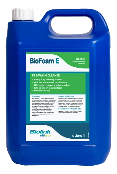 BioFoam E High Foaming Pre-Wash Cleaner 5 Litre