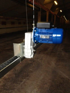 Single Track Flat Chain Feeder Drive Unit, Three Phase, 36m Per Minute - With Legs - Broiler Breeders -Home Tools Store ft drive7 3 1