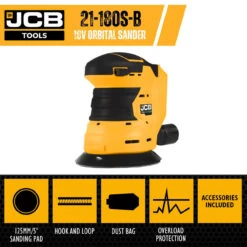 JCB 18V Battery Orbital Sander | 21-18OS-B -Home Tools Store jcb tools jcb 18v battery orbital sander or 21 18os b 95960 83e968c7 15d2 4022 b3d3 cfc9e12be11f