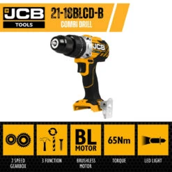 JCB 18V BRUSHLESS COMBI DRILL 1X 2.0AH LITHIUM-ION BATTERY | 21-18BLCD-2X-B -Home Tools Store jcb tools jcb 18v brushless combi drill 1x 2.0ah or 21 18blcd 2x b 50634 4a85d887 7738 4fae b434 e37c560f0bbe