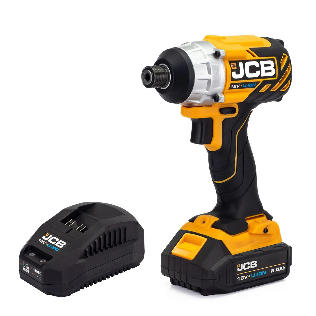 JCB 18V Brushless Impact Driver 1x 2.0Ah Lithium-Ion Battery And Charger | 21-18BLID-2X-B 3 JCB 18V Brushless Impact Driver 1x 2.0Ah Lithium-Ion Battery And Charger | 21-18BLID-2X-B