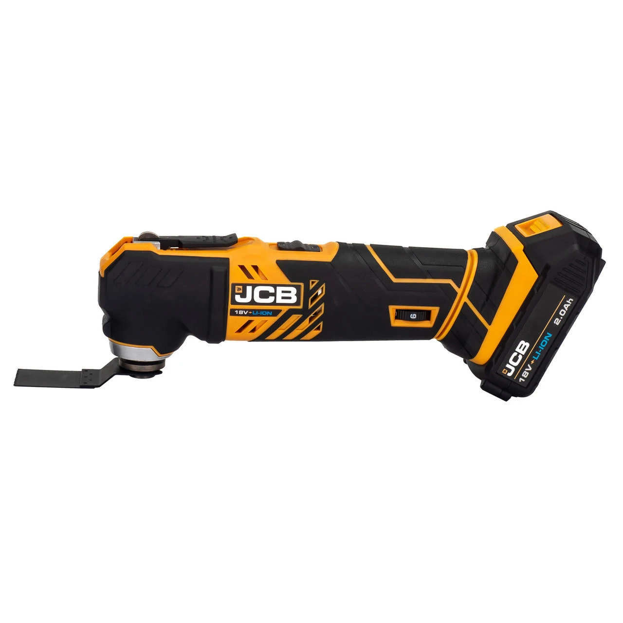 JCB 18V MULTI-TOOL WITH 2.0AH LITHIUM-ION BATTERY AND 2.4A CHARGER | JCB-18MT-2X-B 6 JCB 18V MULTI-TOOL WITH 2.0AH LITHIUM-ION BATTERY AND 2.4A CHARGER | JCB-18MT-2X-B - Image 4