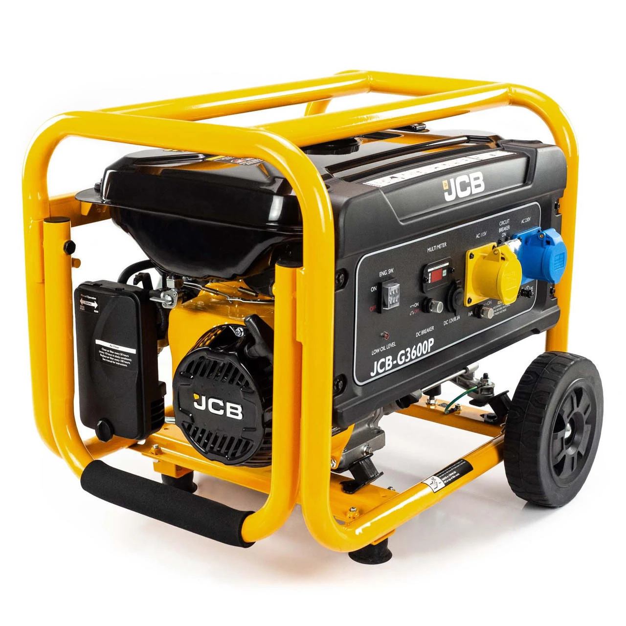 JCB 7.5hp Petrol Generator 3.6kW Single Phase 224CC | JCB-G3600P 3 JCB 7.5hp Petrol Generator 3.6kW Single Phase 224CC | JCB-G3600P